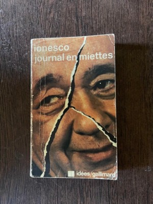 Eugen Ionesco Jounal en miettes (1967) foto