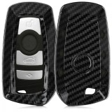 Husa Cheie Auto pentru BMW - 3 Butoane - Keyless Go, Plastic, Negru, 47859.01, Kwmobile