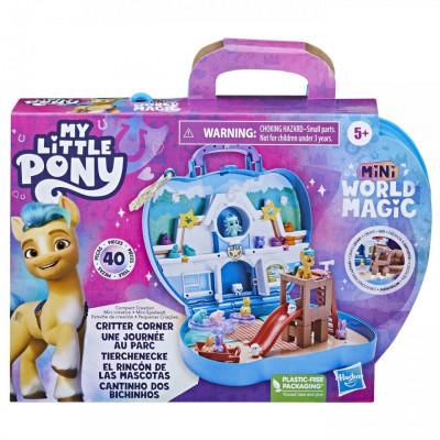 My little pony mini world magic set de joaca compact creation critter corner foto