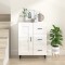Gossi dulap, alb extralucios, 69,5x34x90 cm, lemn compozit