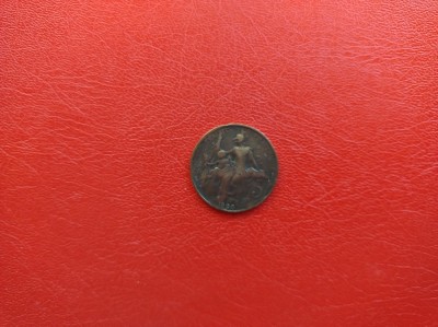 FRANTA - Moneda 5 CENTIMES 1908 ( bronz ) foto