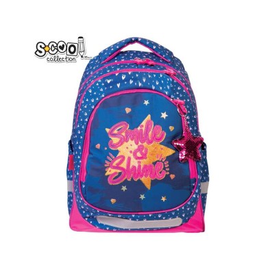 Ghiozdan anatomic LIGHT SMILE&amp;amp;SHINE, 41 cm &amp;ndash; S-COOL foto