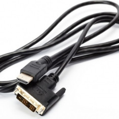 CABLU video SPACER, adaptor HDMI (T) la DVI-D SL (T), 1.8m, negru,