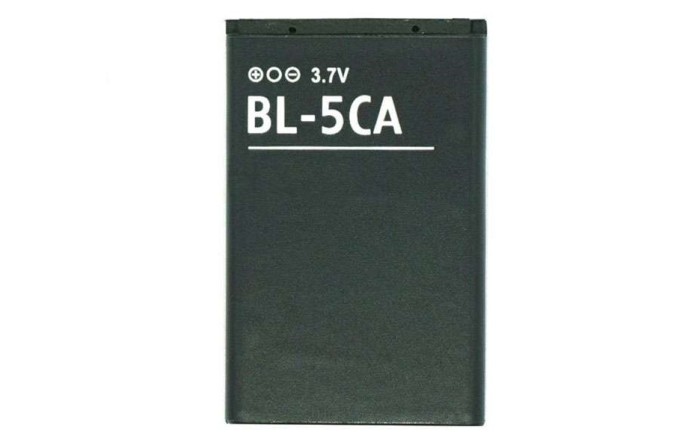 Acumulator pentru Nokia 1110/1208/1680 Classic, BL-5CA, 1200 mAh