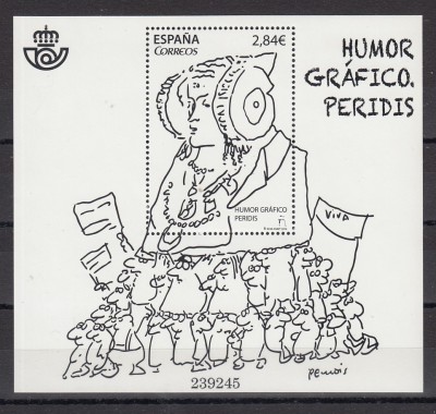 Spania 2015 - Arta - UMOR GRAFIC - Nominal 2,84 Eur.- MNH foto