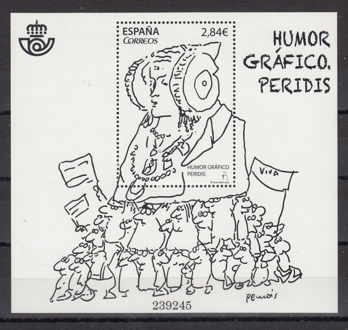 Spania 2015 - Arta - UMOR GRAFIC - Nominal 2,84 Eur.- MNH
