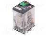 Releu electromagnetic, 24V AC, 6A, 4PDT, serie RXM, SCHNEIDER ELECTRIC - RXM4AB1B7 foto