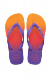 Havaianas slapi TOP FASHION femei, culoarea violet, cu toc plat, 4137258.6024