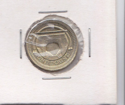 M3 C50 - Moneda foarte veche - Anglia - o lira sterlina - 2006 foto