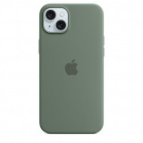 Husa de protectie Silicone Case with MagSafe pentru iPhone 15 Plus, Cypress, Apple