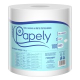 Prosop hartie Papely, alb, 2 straturi, L 100 m