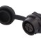 Conector circular soclu 16mm, 4 pini aurit