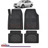 Covorase Auto TeamCar&reg; Tip Tavita Compatibile Subaru Legacy VI (2014&ndash;2020) Negru Material Rezistent, Cauciuc