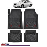 Covorase Auto TeamCar&reg; Tip Tavita Compatibile Subaru Legacy VI (2014&ndash;2020) Negru Material Rezistent, Cauciuc
