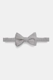 HUGO papion de matase culoarea gri, 50540130