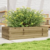 vidaXL Jardinieră de grădină, 90x40x23 cm, lemn de pin impregnat