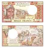 Djibouti 1 000 1000 Francs 1991 P-37 UNC