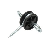 Izolator din inox cu ancorare dubla 5.9 mm, 90x86 mm pentru gard electric