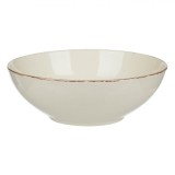 Bol Ceramic Nordic Style, Bej, Diametru 23 cm, &Icirc;nălțime 8 cm, Capacitate 1.7L, Oem