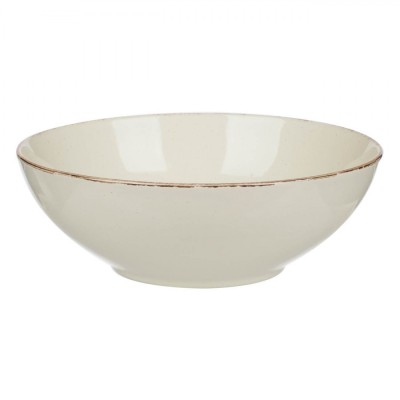 Bol Ceramic Nordic Style, Bej, Diametru 23 cm, &amp;Icirc;nălțime 8 cm, Capacitate 1.7L foto