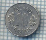 AX 145 MONEDA - ISLANDA - 10 KRONUR -ANUL 1967 -STAREA CARE SE VEDE