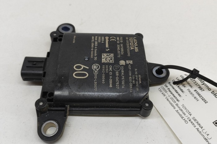 Modul de control unghi mort TOYOTA SIENNA _L4_ 2020 OEM: 88162-08060,10R-047527 | 27337997