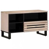 VidaXL Dulap TV, 80x34x46 cm, lemn masiv de mango