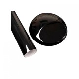 Rola colant folie PVC cu tehnologie eliminare bule aer negru lucios 1,5 x 5 metri
