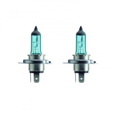 Set 2 Becuri Far H4 60 55W 12V Narva Range Power Blue foto