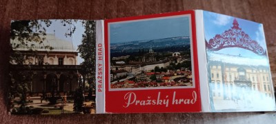 CC5 44 - Pliant / Set ilustrate / Carti postale - Cetatea din Praga - Cehia foto