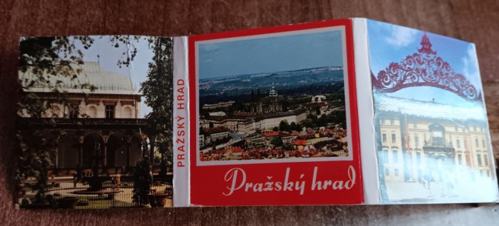 CC5 44 - Pliant / Set ilustrate / Carti postale - Cetatea din Praga - Cehia