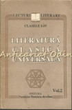 Literatura Clasica Universala Vol. II, Editura Fundatiei Romania de Miine, Bucuresti, 1993, 189 pagini, Limba Romana