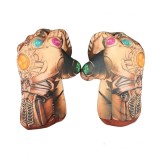 Set 2 Manusi Plus Thanos IdeallStore&reg;, 20cm, Multicolor, Jucarii Copii, 3-9 Ani, Poliester, Fete/Baieti, Lupta
