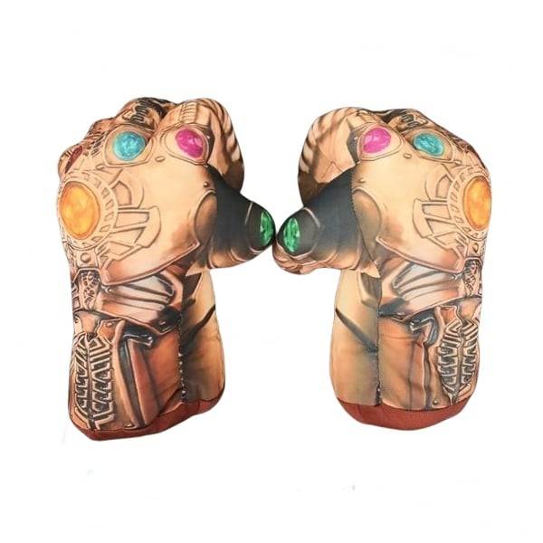 Set 2 manusi pentru copii, Thanos, IdeallStore&reg;, 20 cm, Plus