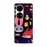 Husa compatibila cu Huawei Nova 8i model Zootropolis pattern, Silicon, TPU, Viceversa, Transparent, Carcasa