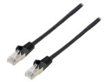 Patch cord negru SF/UTP Cat5e 50m