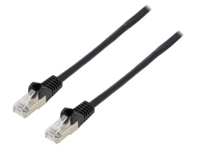 Patch cord negru SF/UTP Cat5e 50m foto