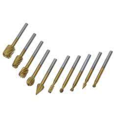Set mini-burghie 10 bucăți &ndash; Accesorii pentru găurire precisă &icirc;n proiecte electronice și DIY