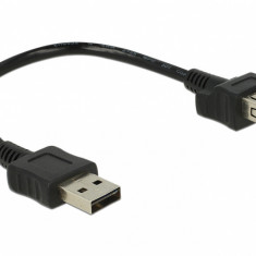 Cablu EASY-USB 2.0-A la EASY-USB 2.0-A T-M ShapeCable 0.2m, Delock 83662