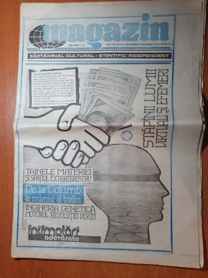 ziarul magazin 10 octombrie 1992- articol despre emma ford foto