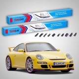 Cumpara ieftin Ștergătoare Porsche 911 GT3 997.1 2006-2009 | Set Față Flat &ndash; TeamCar&reg;