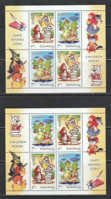 Romania 2010 - #1862E Europa 2010 Carti pentru copii M/S 2v MNH foto