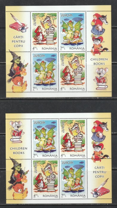 Romania 2010 - #1862E Europa 2010 Carti pentru copii M/S 2v MNH