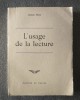 Gaetan Picon - L&#039;usage de la lecture (Funcția lecturii)