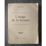 Gaetan Picon - L&#039;usage de la lecture (Funcția lecturii)