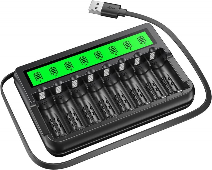 Incarcator Rapid pentru acumulatori Ni-Mh, AA, AAA, model FY-819