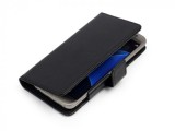 Husa Universala Tip Carte Vodafone XL (70x140mm) Neagra, Protectie Telefon