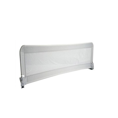 Bara de protectie copii pentru pat, gri, 150x40 cm foto