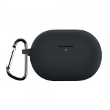 Husa Techsuit Silicone Case pentru Huaawei FreeBuds Pro 3, Neagra