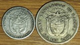 Panama - set raritati argint 0.900 - 5 + 10 centesimos 1904 - an unic de batere, America Centrala si de Sud